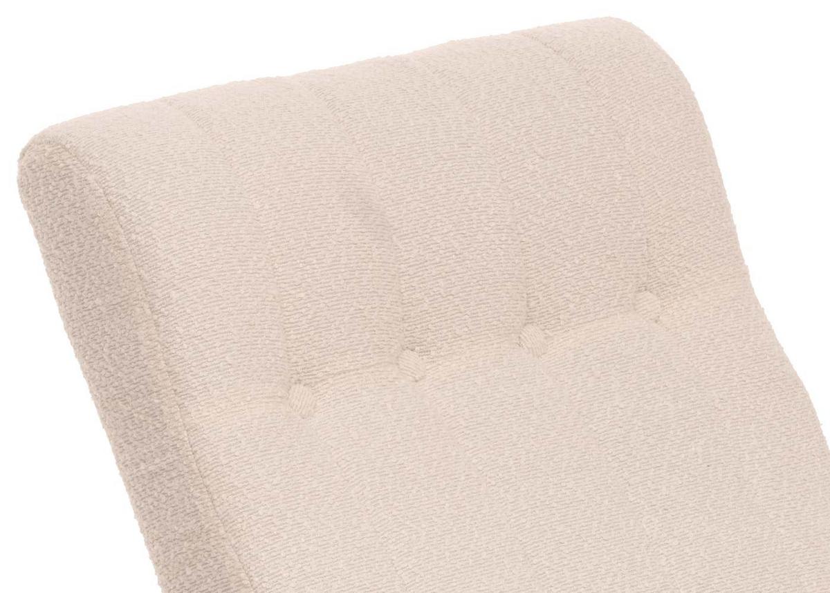 SCHAUKELSTUHL Cremeweiß - Creme/Weiß, Textil (64/97/85cm) - MCW