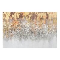 ACRYLBILD HANDGEMALT 90/60 cm - Weiß/Grau, Holz/Textil (90/60cm) - KUNSTLOFT