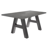 ESSZIMMERTISCH Elia 4 140 x 90 x 75 Esstisch Graphit - Grau, Holz (140/90/75cm) - 58aufmkessel