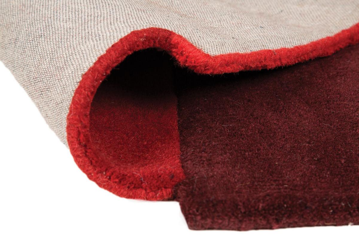 TEPPICH aus Wolle HALLEIN, in Rot, Farbblöcke, 150 x 240 cm - Rot, Textil (150/240cm) - KADIMA DESIGN