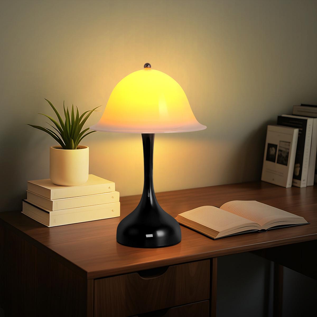 LED-TISCHLEUCHTE BRÜHL Ⅲ 25/9/16 cm - Schwarz, Metall (25/9/16cm) - Nettlife