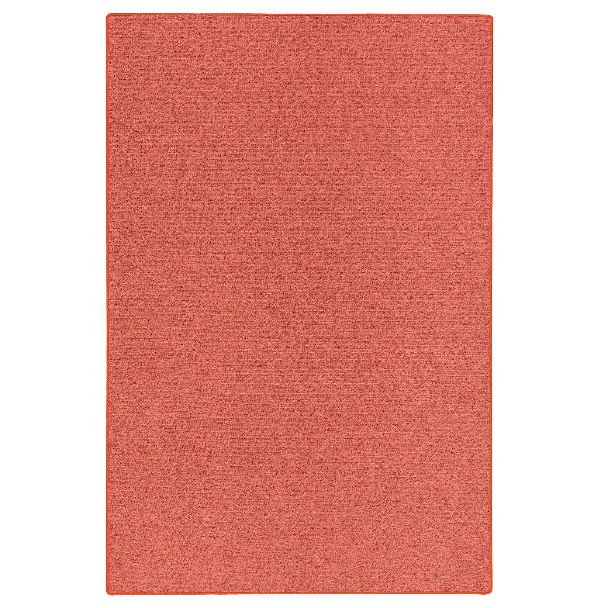 FEINSCHLINGEN VELOUR TEPPICH STRONG - Terracotta, Textil (200/200cm) - Snapstyle