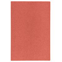 FEINSCHLINGEN VELOUR TEPPICH STRONG - Terracotta, Textil (133/133cm) - Snapstyle