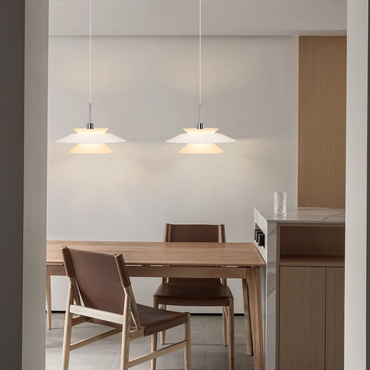PENDELLEUCHTE Innovation 28/28/178 cm - Weiß, Metall (28/28/178cm) - Nettlife