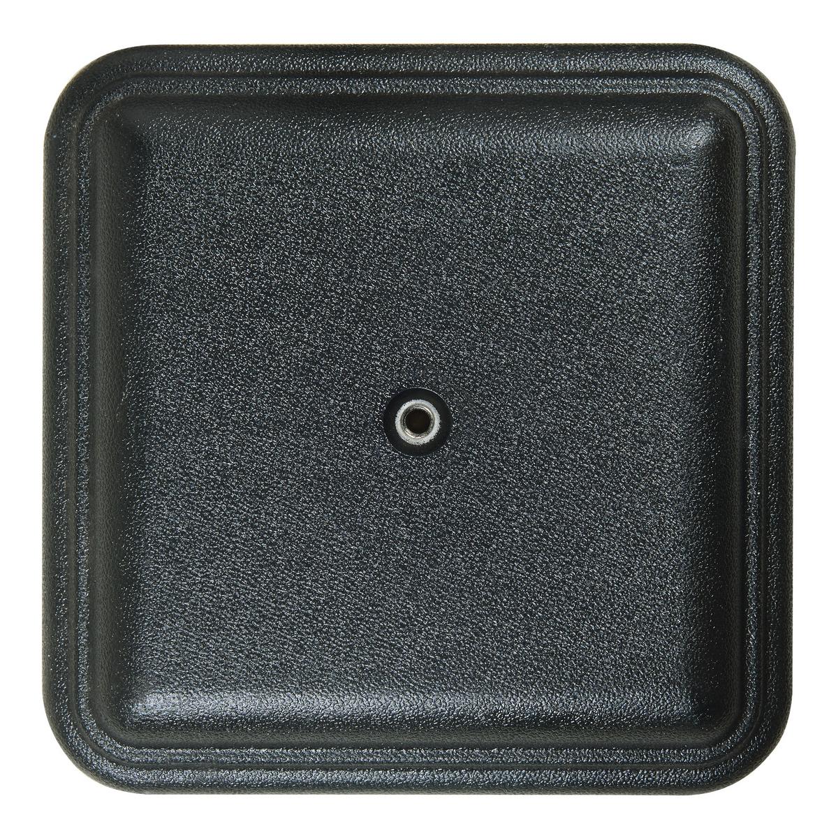 SONNENSCHIRMSTÄNDER Biccari - Schwarz, Stein (35/35cm) - casa.pro