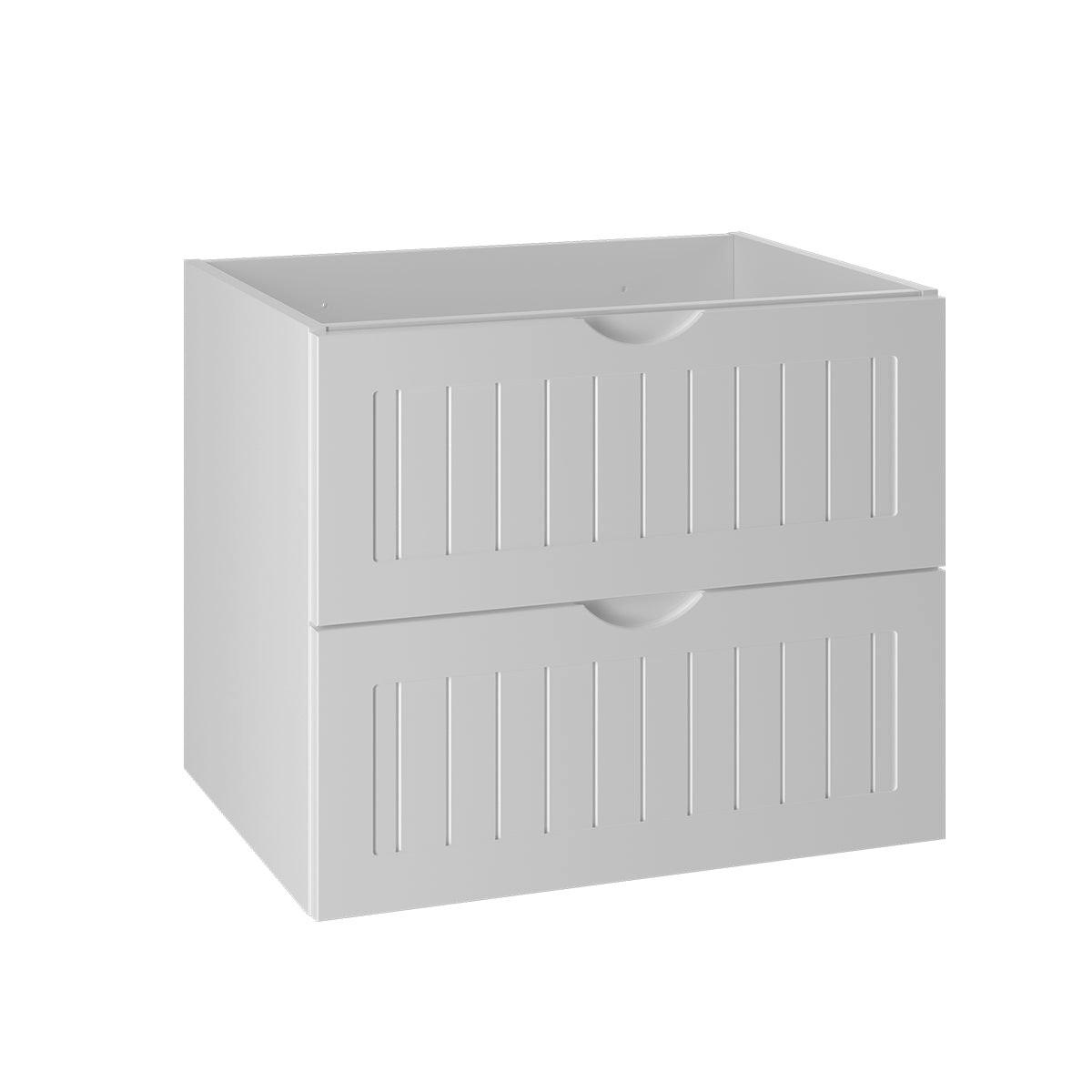 WASCHTISCHUNTERSCHRANK 60cm Soline Weiß - Weiß, Holzwerkstoff (60/50/45.8cm) - Petits-meubles
