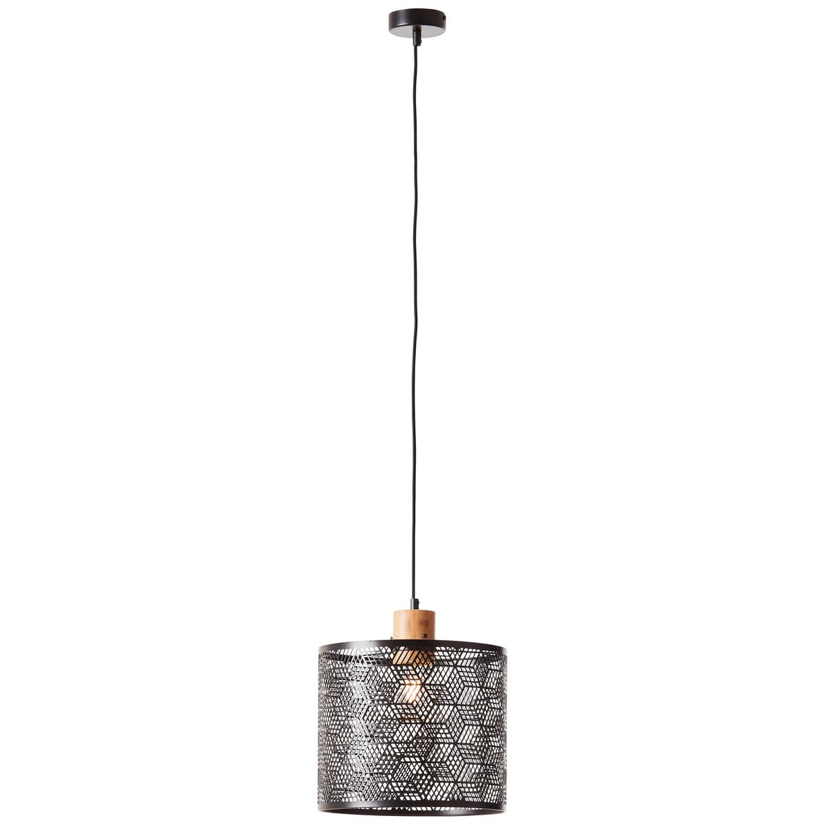 PENDELLEUCHTE Santy 99395/76 - Schwarz, Metall (29/29/120cm) - Brilliant