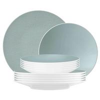 TAFELSERVICE Life Fashion Green Chic 12-tlg. - Türkis, Keramik (2/2/2cm) - Seltmann Weiden