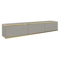 TV-HÄNGEBOARD Mucalma Grau 175 cm - Grau, Holzwerkstoff (175/30/32cm) - Selsey