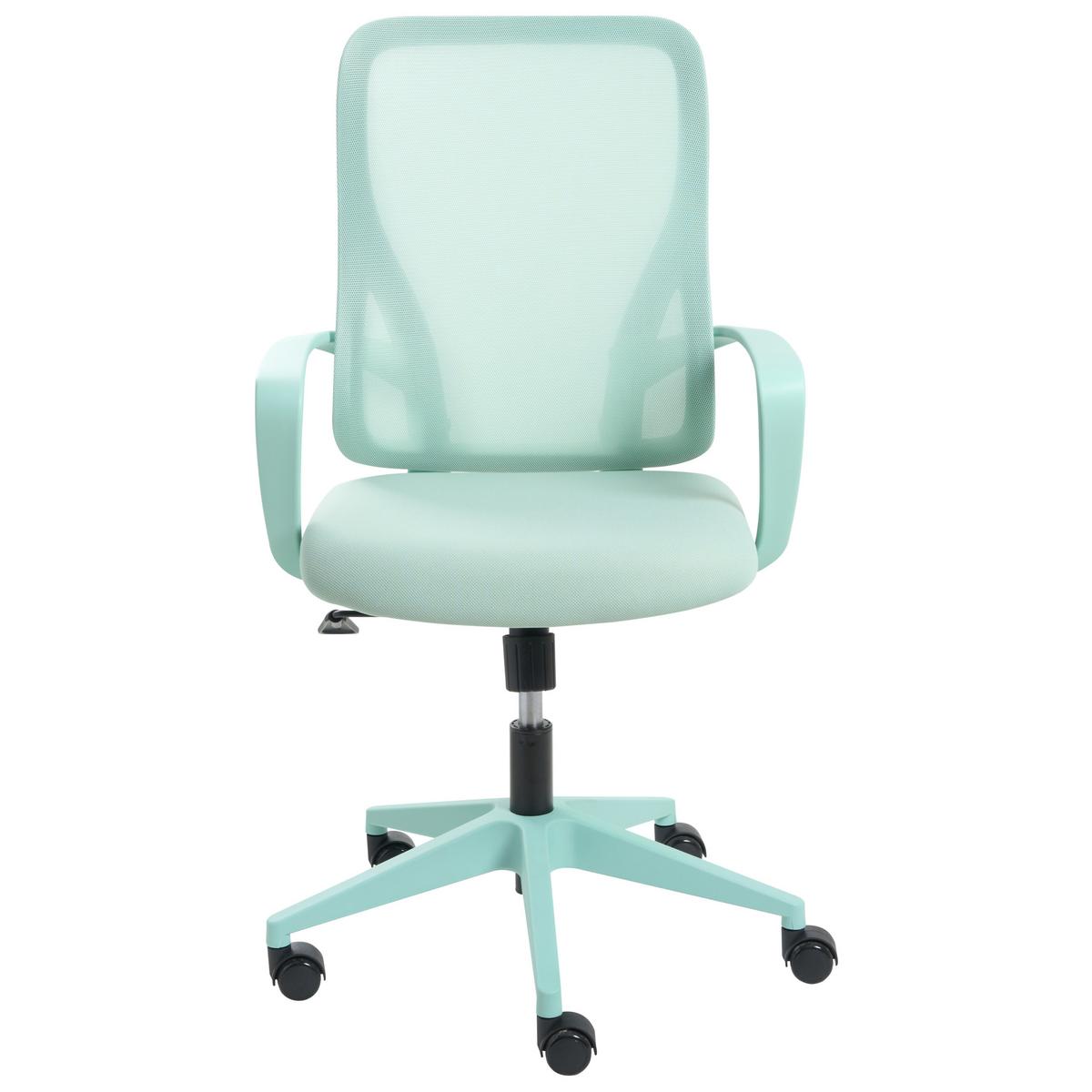 BÜROSTUHL Mintgrün Luma - Mintgrün, Textil (60/98/60cm) - Beliani