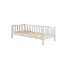 BETT Karena 211x68x98 aus Massivholz in Weiß - Weiß, Holz (90/200cm) - 58aufmkessel