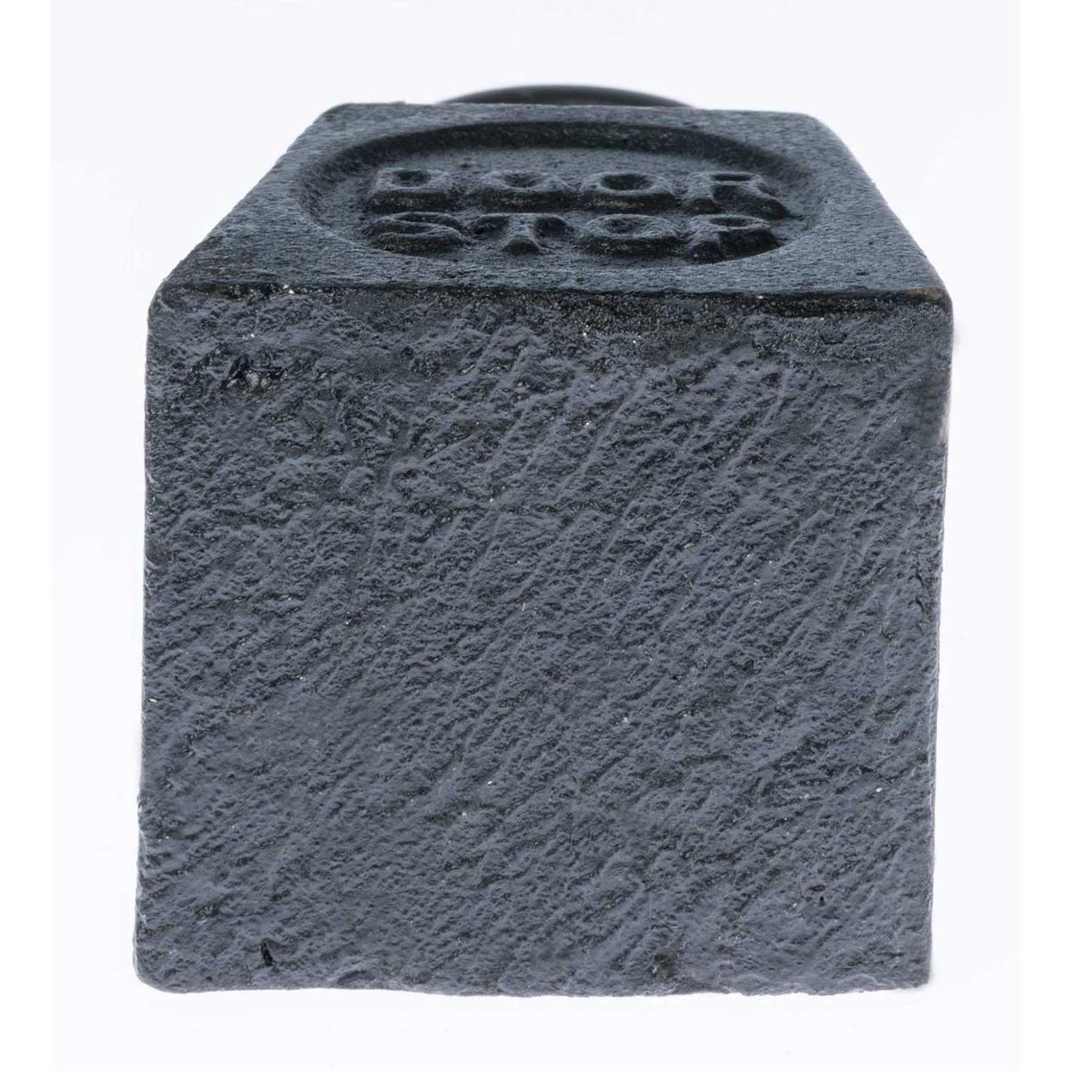 TÜRSTOPPER Gewicht - Schwarz, Metall (7/7cm) - Homescapes
