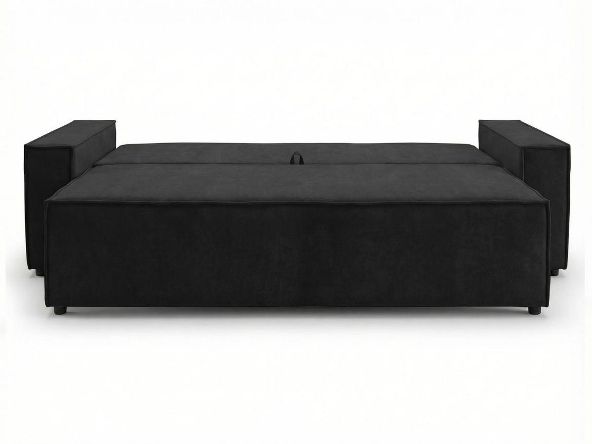 SOFA 230/90/70 Schwarz Sivra - Schwarz, Kunststoff/Textil (230/70/90cm) - Graingold