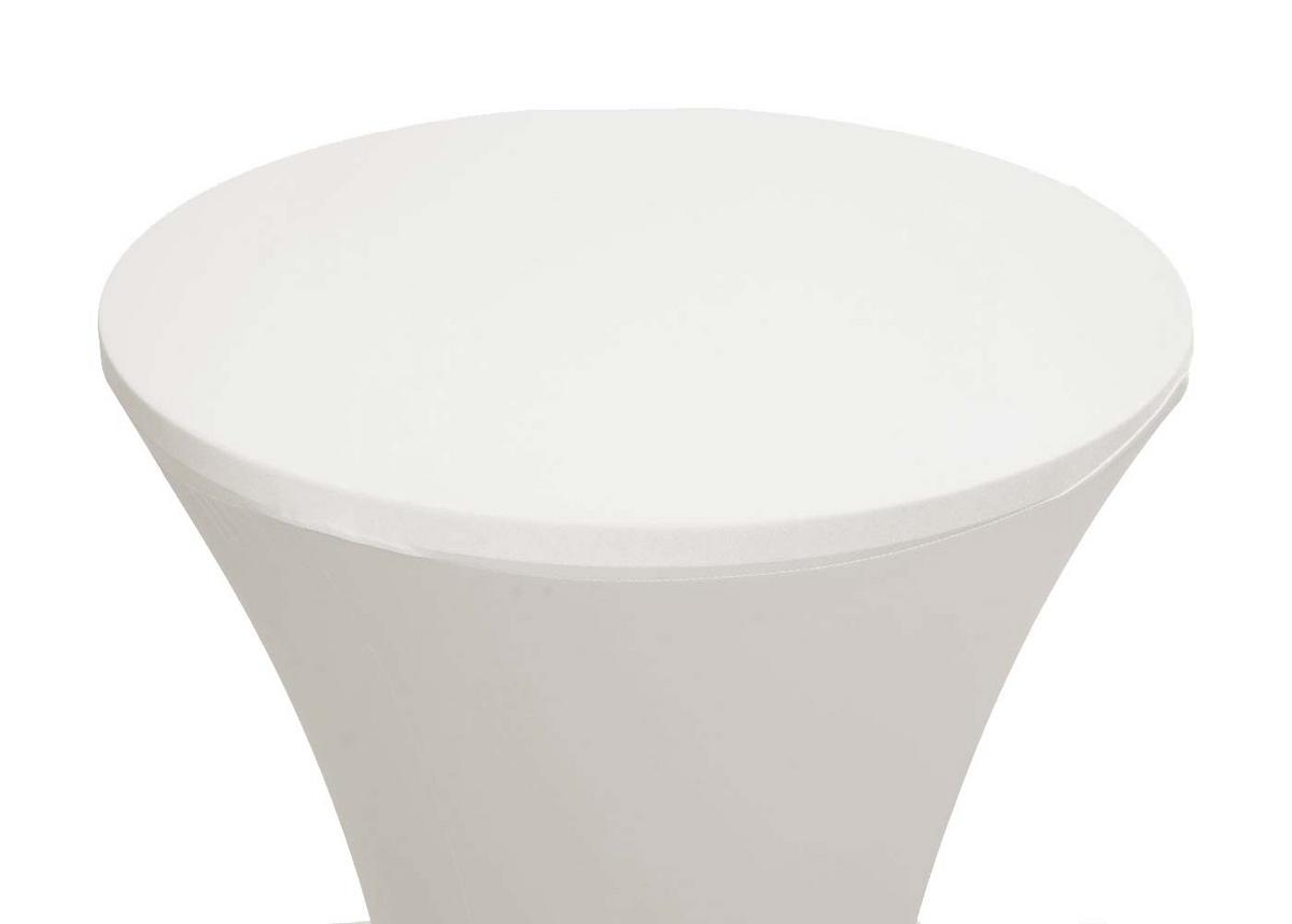 STEHTISCHHUSSE Cremeweiß - Creme, Textil (60/60cm) - MCW