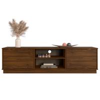 LOWBOARD MAITE nussbaum - Nussbaumfarben, Holz (170/45/38cm) - IDIMEX