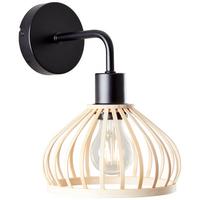 WANDLEUCHTE Norah 99741/76 - Schwarz, Metall (19/26.8/23cm) - Brilliant