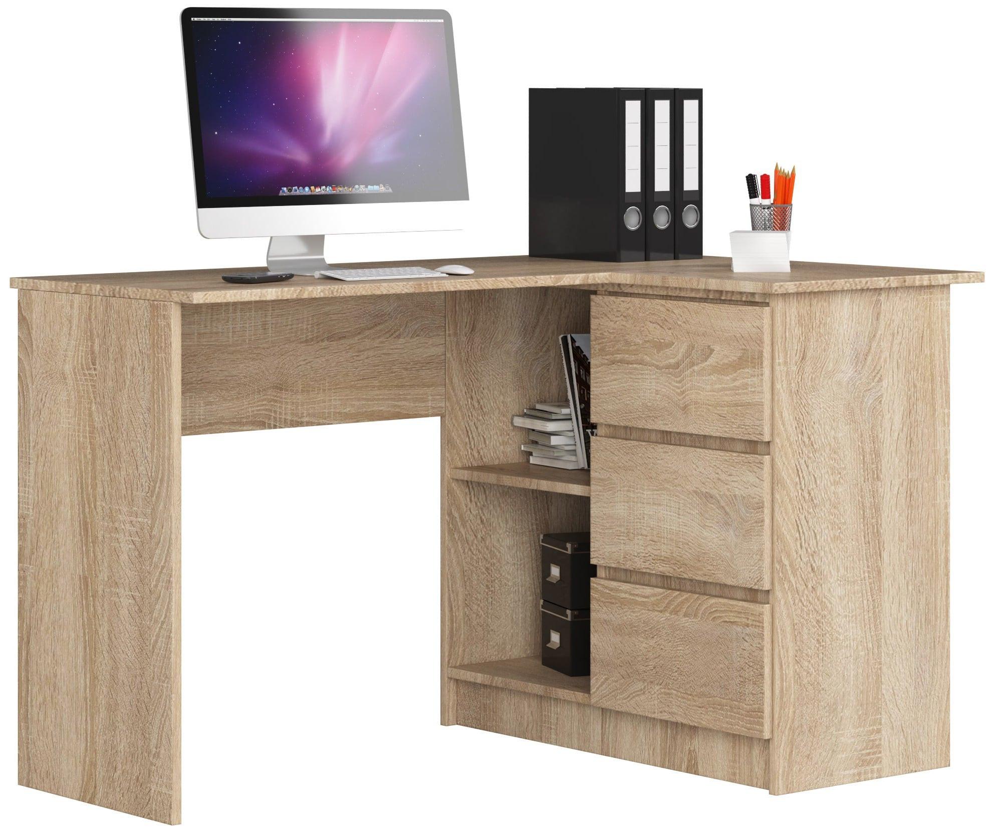 SCHREIBTISCH Eiche Sonoma 77/124/85 - Sonoma Eiche, Holzwerkstoff (155/85/77cm) - RAUMHIRSCH FURNITURE