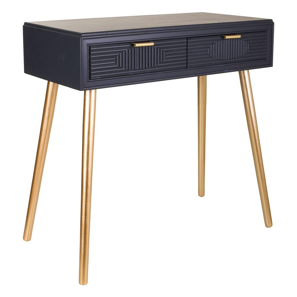 KONSOLENTISCH aus Holz, grau, 82x41x78cm - Grau, Holzwerkstoff (41/82/78cm) - Wanderlust