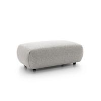 MASSENO Sitzhocker ZEST, Modern Polsterhocker, Fußhocker Grau - Hellgrau/Grau, Holzwerkstoff/Kunststoff (70/42/113cm) - MASSENO