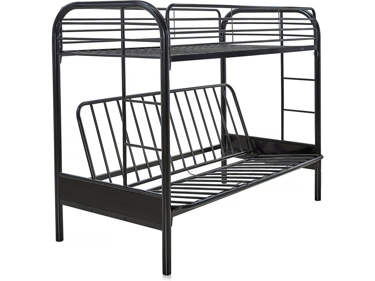 ETAGENBETT polo Schwarz - Schwarz, Metall (190/90cm) - Habitat Garten