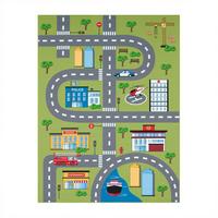 KINDERTEPPICH Grün 160 x 220 cm - Grün, Kunststoff (160/220cm) - TT Home