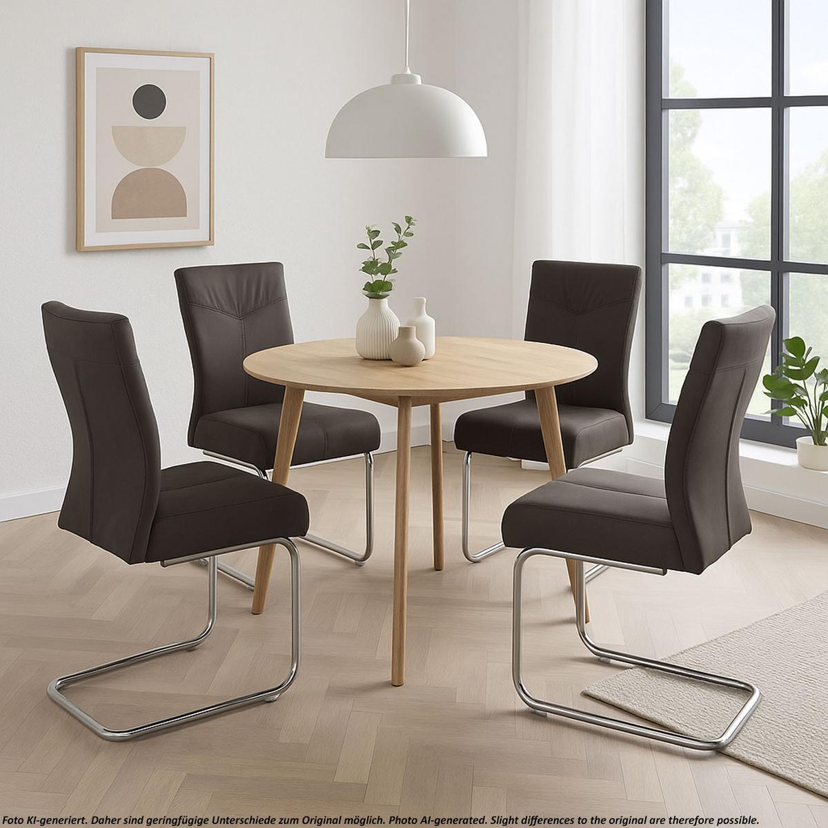ESSZIMMERSTUHL Grau 2er-Set - Grau, Textil (46/105/60cm) - MCW