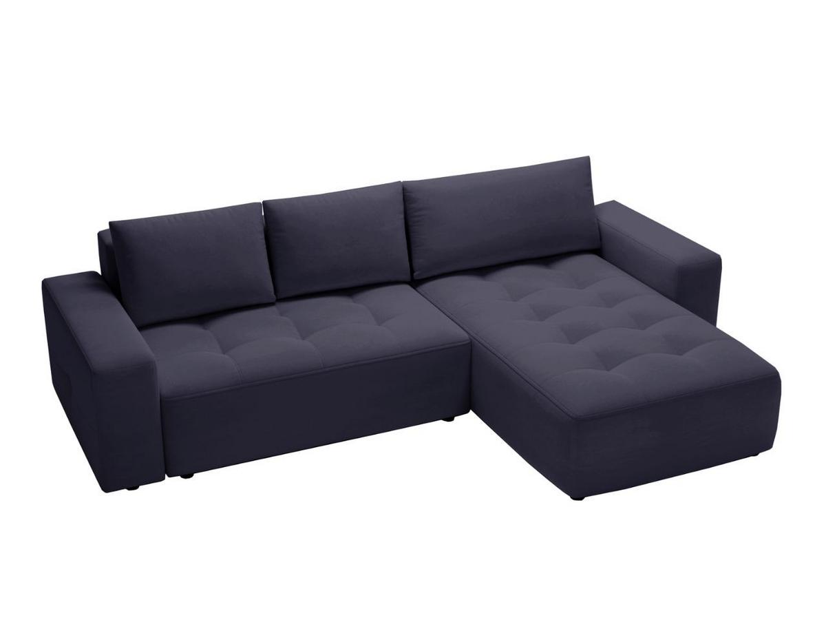 ECKSOFA Portland Schwarz Rechts - Schwarz, Holz/Kunststoff (250/165cm) - Graingold