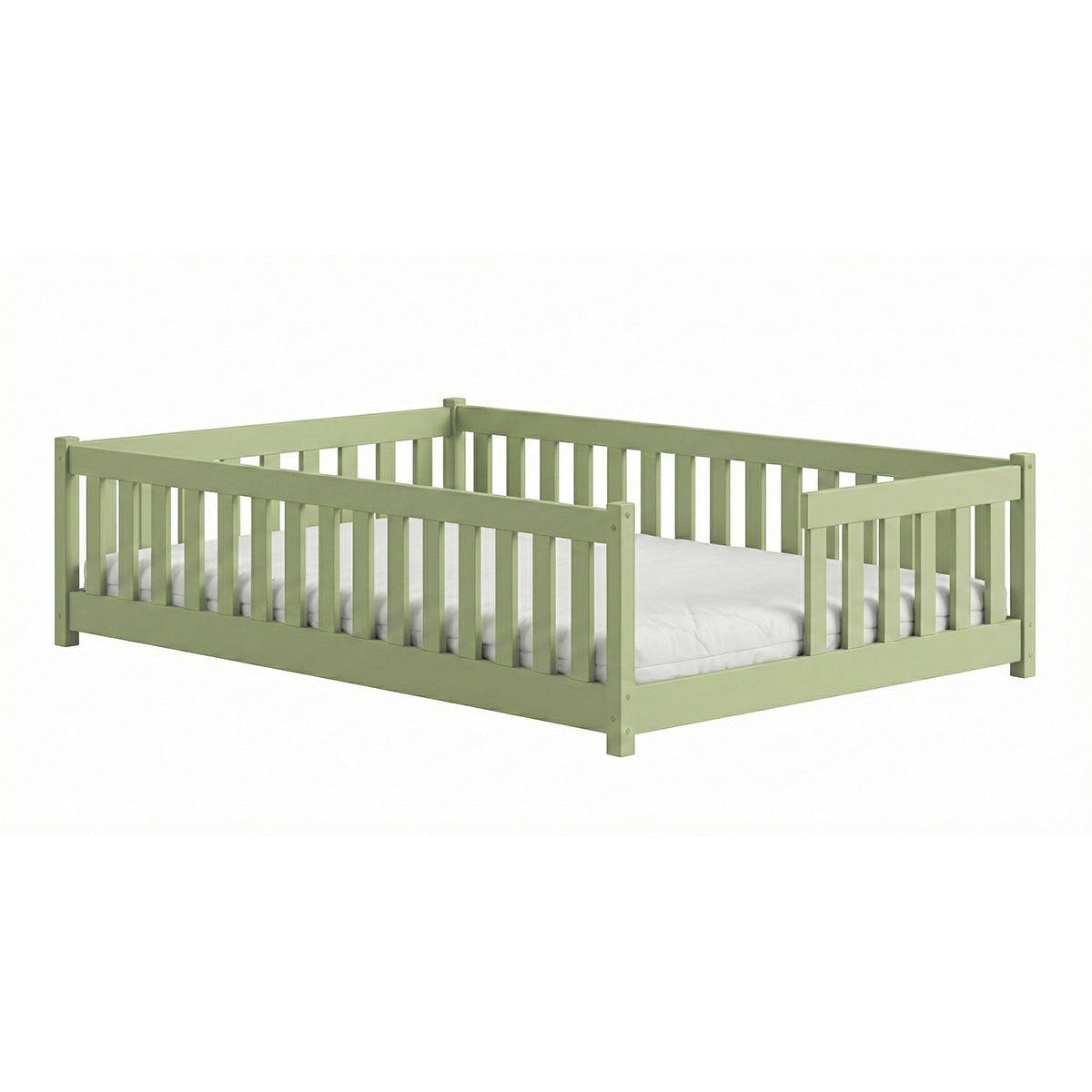 BETT 140/200 Théa Olive - Grün, Holz (140/200cm) - Petits-meubles