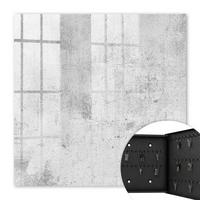 SCHLÜSSELBOX Schwarz 30x30 cm- Türöffnung nach rechts - Unverfälschte Eleganz - Grau, Metall (30/30/5cm) - TULUP