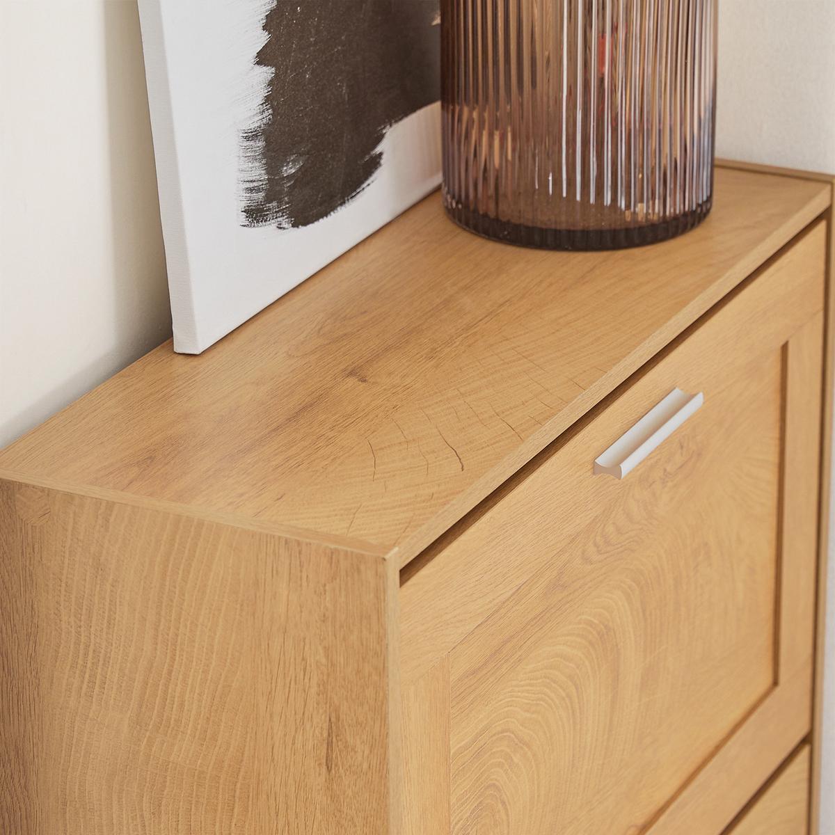 SCHUHSCHRANK Holz - Naturfarben, Holzwerkstoff (60/79/23cm) - SoBuy