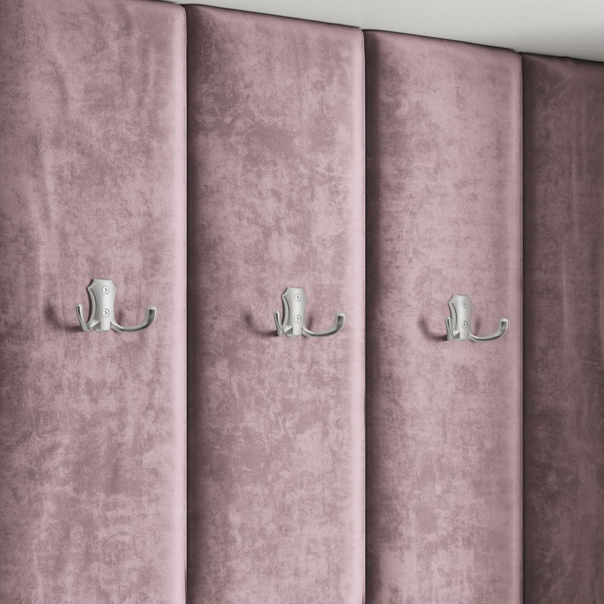 GARDEROBENSCHRANK REMA 180/240/60 cm Modern Garderobe-Set Eiche Wotan - Eiche Wotan/Lila, Holzwerkstoff (180/240/60cm) - MASSENO