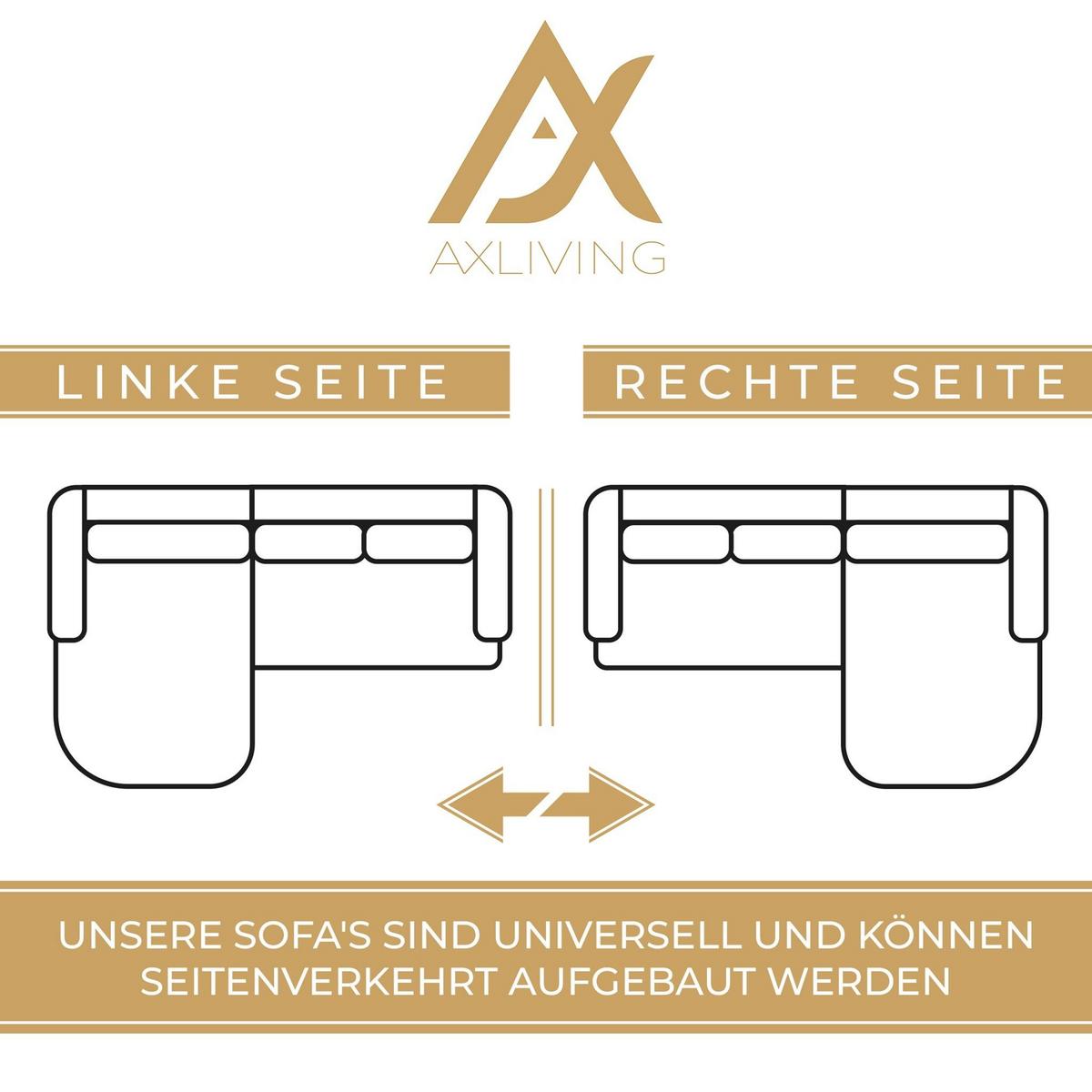 ECKSOFA L Form Climpy Anthrazit 242/145/98 cm – mit Schlaffunktion und Bettkasten - Schwarz, Kunststoff/Textil (242/145cm) - AX Living
