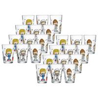 KINDERGLÄSER Berufe Mädchen bunt 205 ml 24-tlg. - Multicolor, Glas (0.205L) - Ritzenhoff Breker