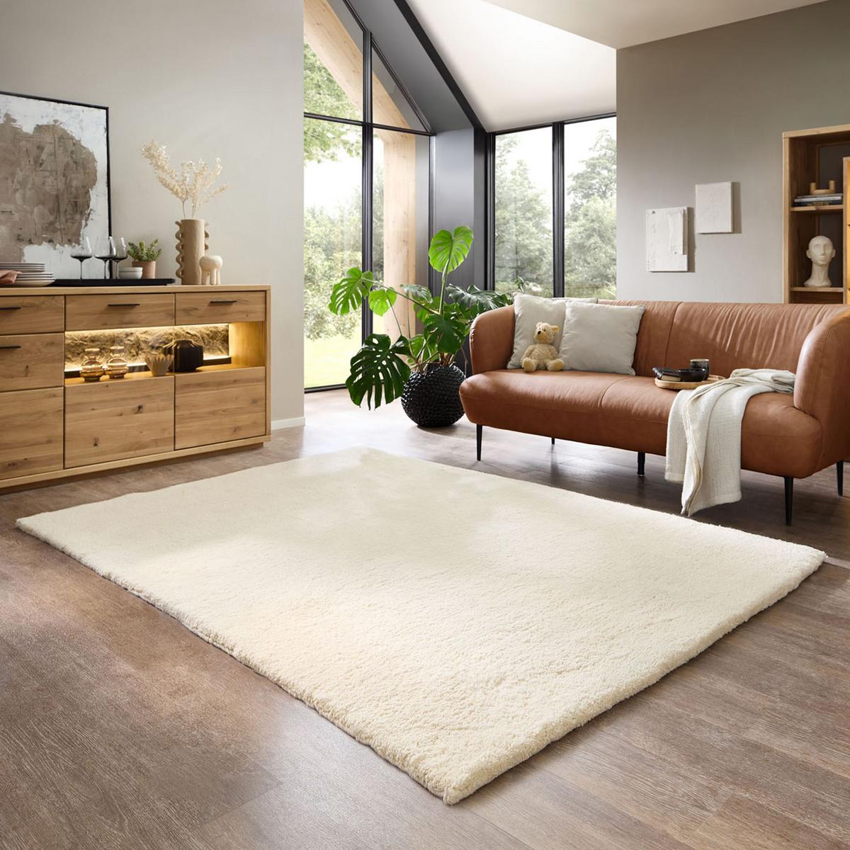 BERBERTEPPICH Maloronga 120x180 cm - Weiß, Textil (120/180cm) - THEKO