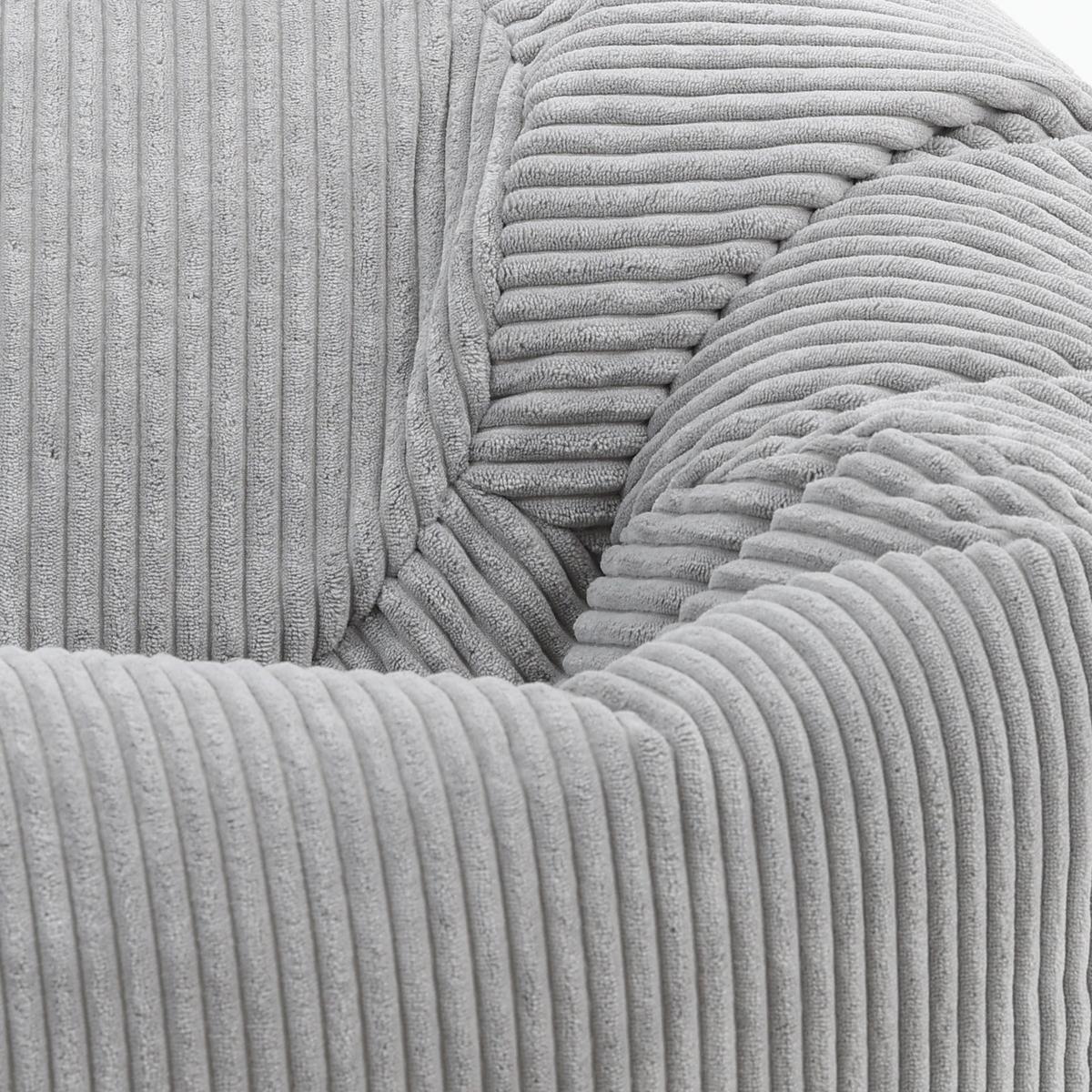 SITZSACK Klassisch Kingston, Cord - Grau, Textil (85/50/85cm) - icon