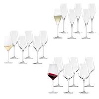 WEIN- UND SEKTGLÄSER Quatrophil transparent 18er Set - Transparent, Glas - Stölzle Lausitz