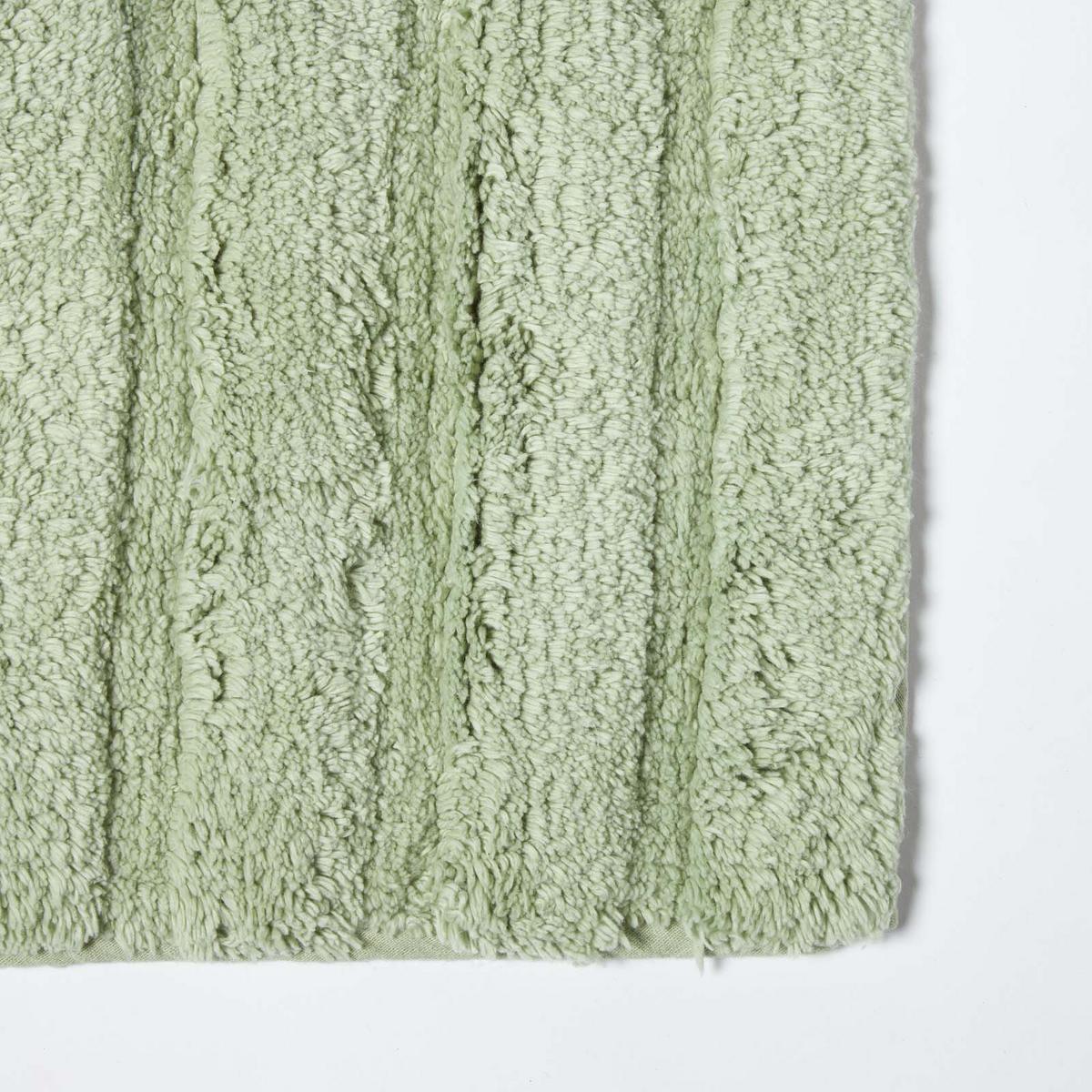 BADEMATTE Spa Supreme 50/80 cm, Baumwolle - Salbeigrün, Textil (50/80cm) - Homescapes