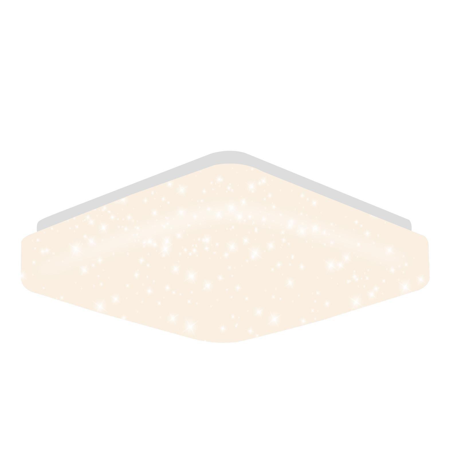 LED-DECKENLEUCHTE Loki 21/19/4cm - Weiß, Kunststoff (21/19/4cm) - ZMH