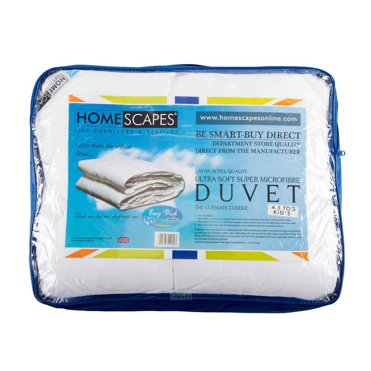 KINDERDECKE SOMMER 120/150 cm, Super-Mikrofaser - Weiß, Textil (120/150cm) - Homescapes