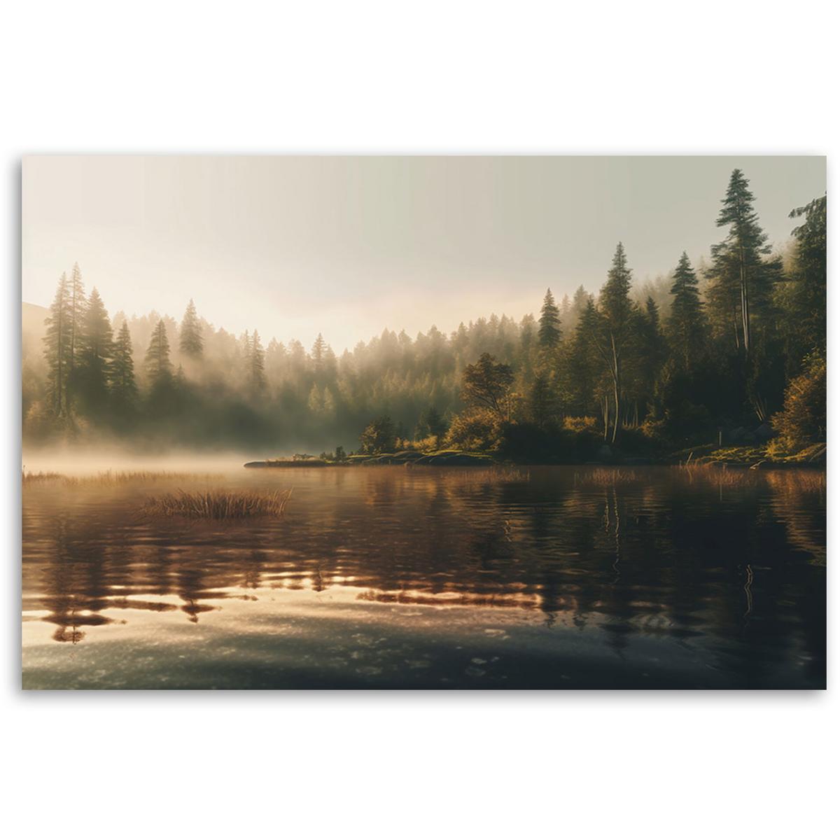 KUNSTDRUCK Grün 90/60 cm - Grün, Textil (90/60cm) - KUNSTLOFT