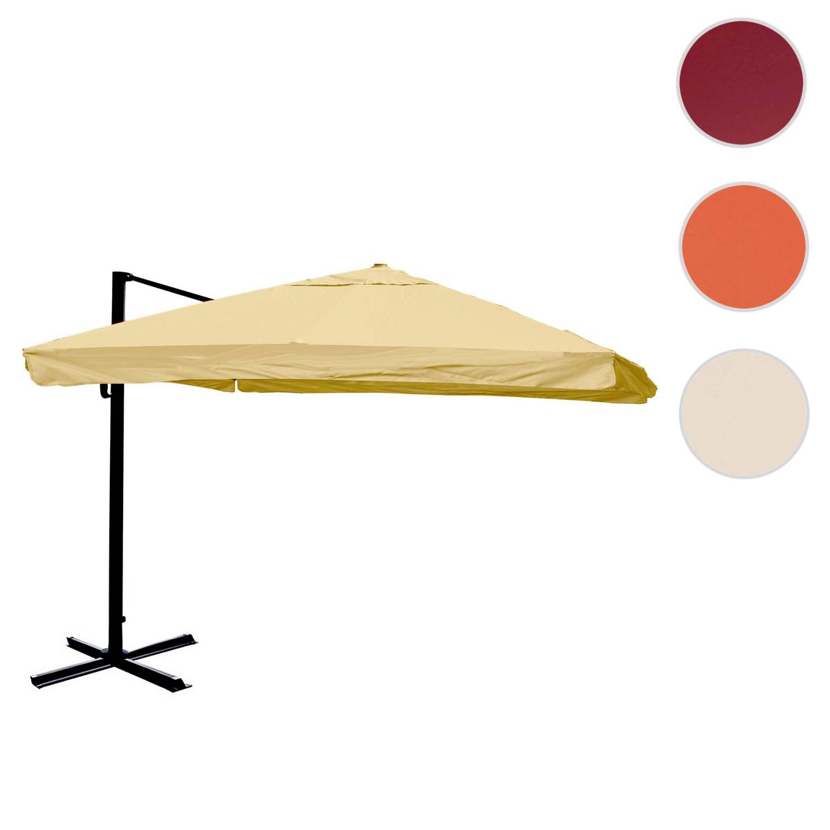 AMPELSCHIRM I Cremeweiß 300/300 cm - Weiß, Textil (360/300cm) - MCW