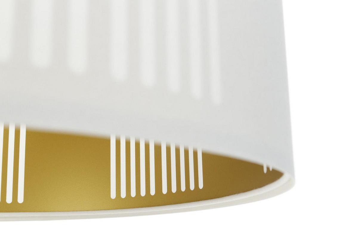 HÄNGELEUCHTE Gold 40/90 cm - Goldfarben/Weiß, Kunststoff (20/0.4/90cm) - ONZENO