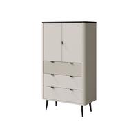 REGAL Marly 2S3D RE06 - Kaschmir/Schwarz, Holzwerkstoff/Metall (90/142/40cm) - MIRJAN24
