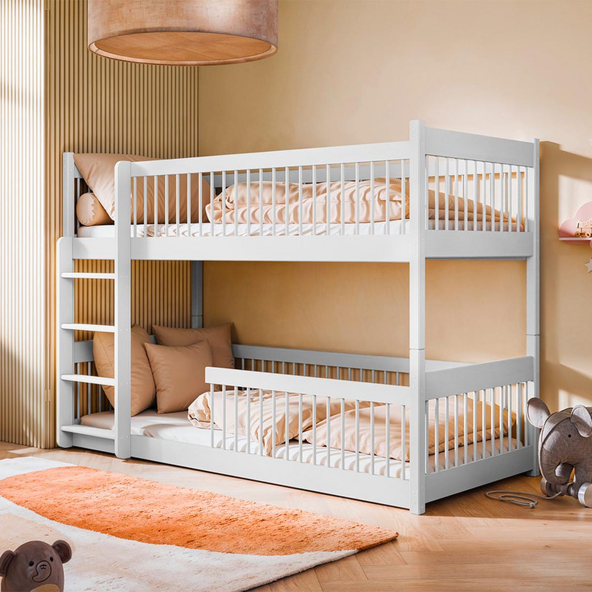 BETT 90/200 Marion Weiß - Weiß, Holz (90/200cm) - Petits-meubles