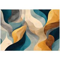 FOTOTAPETE Art Deco Abstrakt Beige 300x210 cm - Multicolor, Papier (300/210cm) - Wallarena