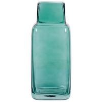 BLUMENVASE Glas grün Merbaka - Grün, Glas (26cm) - Beliani