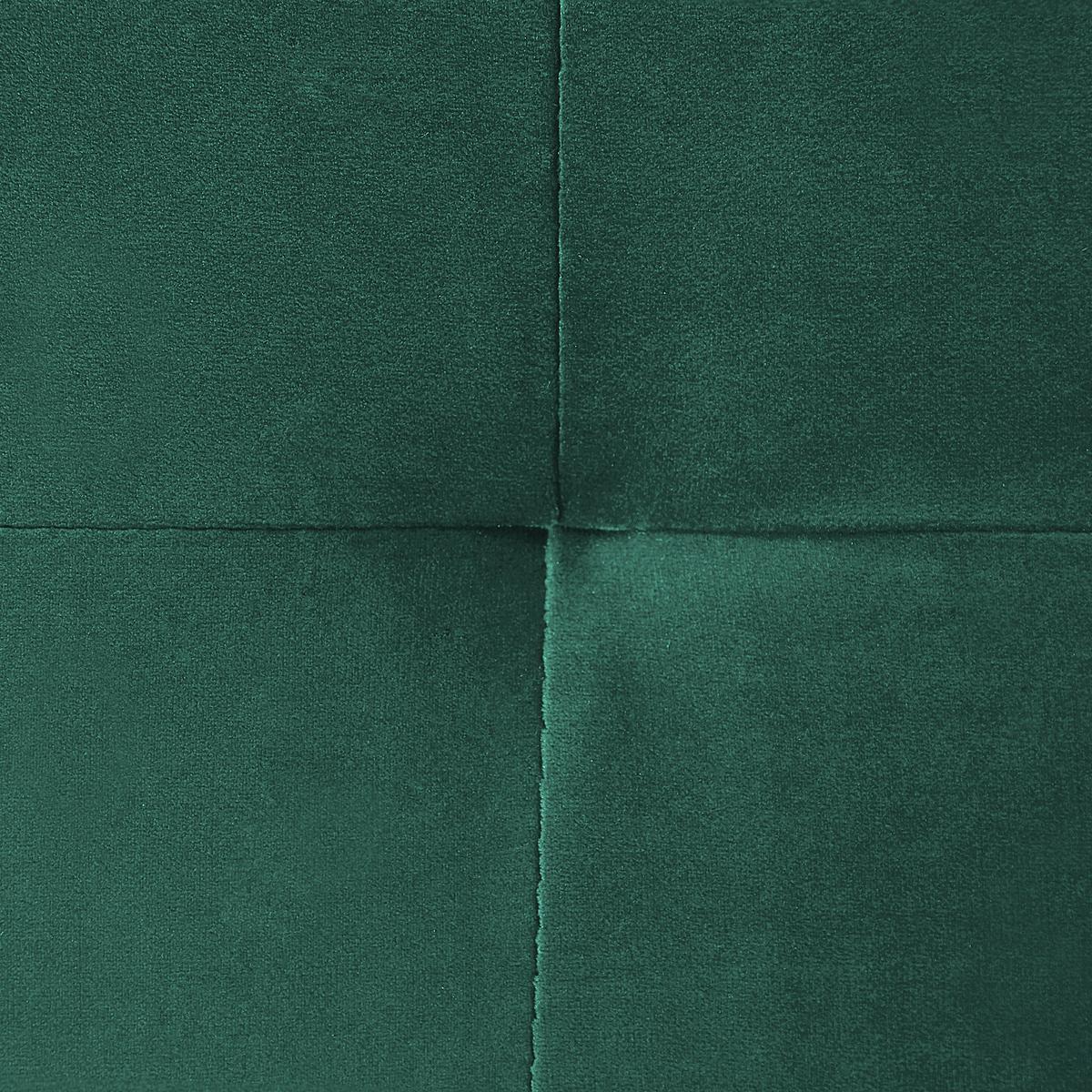 ECKSOFA Samtstoff Smaragdgrün rechtsseitig Norrea - Hellgrün, Textil (262/169cm) - Beliani