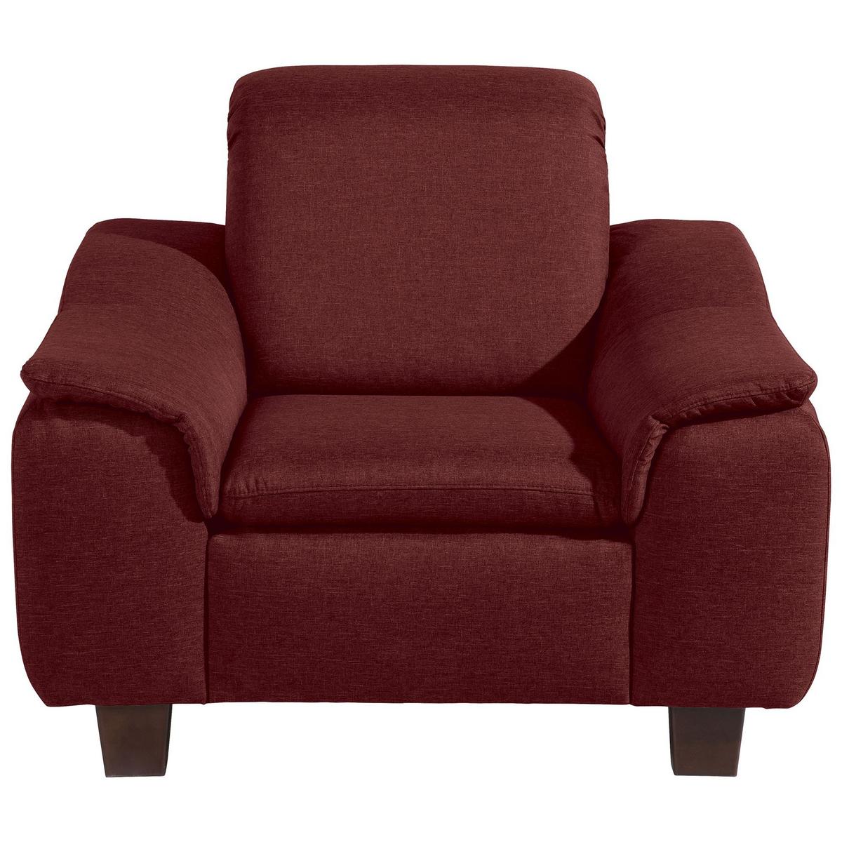 POLSTERSESSEL Kaylil Flachgewebe rot - Rot, Kunststoff (87/82/100cm) - 58aufmkessel