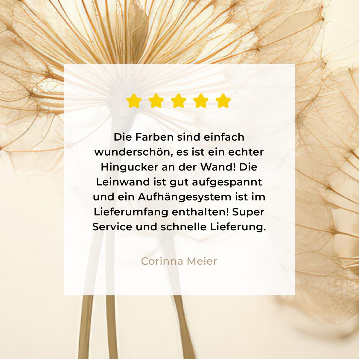 LEINWANDBILD Sonnenlicht - Löwenzahn - Botanisch - Blumen Wandbilder 80x60 cm - Creme, Textil (80/60cm) - MuchoWow