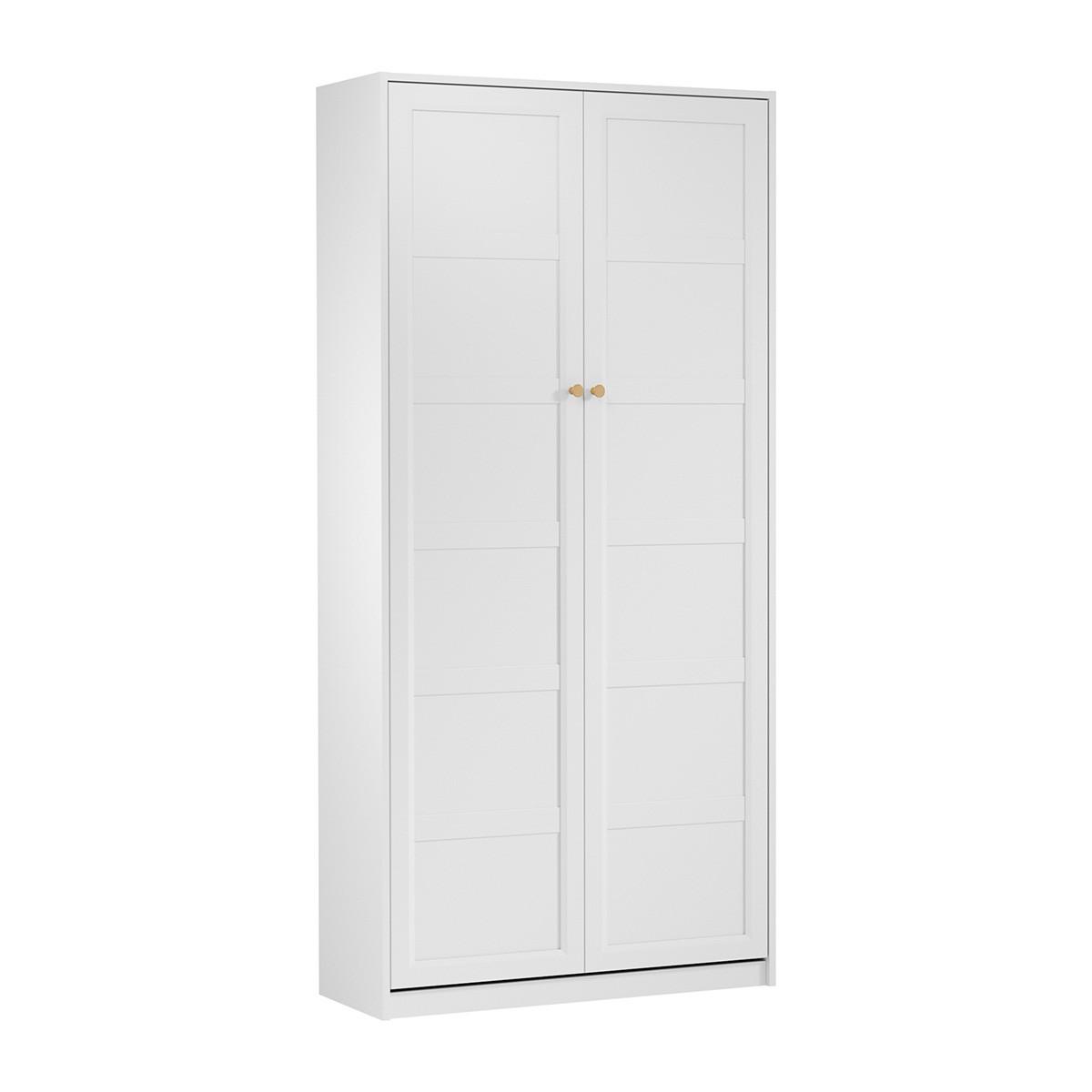BETT 90/200 Fergus Weiß - Weiß, Holzwerkstoff (90/200cm) - Petits-meubles